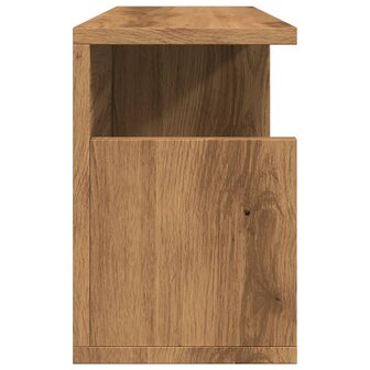 Wandkast 60x20x30 cm bewerkt hout artinsanaal eikenkleurig 5