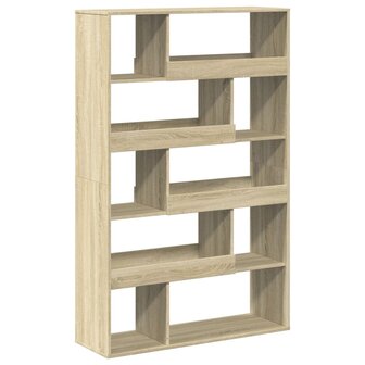 Boekenkast 100x33x156,5 cm bewerkt hout sonoma eikenkleurig 2