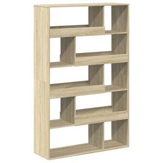 Boekenkast 100x33x156,5 cm bewerkt hout sonoma eikenkleurig 6