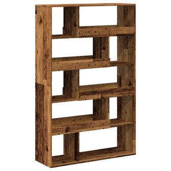 Boekenkast 100x33x156,5 cm bewerkt hout oud houtkleurig 2