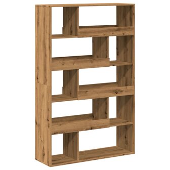 Boekenkast 100x33x156,5 cm bewerkt hout artisanaal eikenkleurig 2