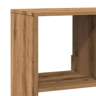 Boekenkast 100x33x156,5 cm bewerkt hout artisanaal eikenkleurig 7