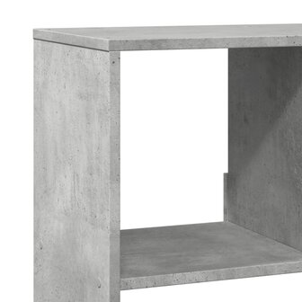 kamerscherm 100x33x156,5 cm bewerkt hout betongrijs 7