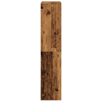 Kamerscherm 100x33x156,5 cm bewerkt hout oud houtkleurig 5