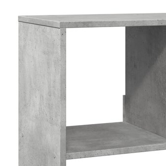 Kamerscherm 100x33x187,5 cm bewerkt hout betongrijs 7