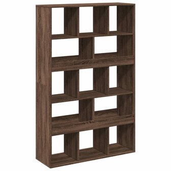 Kamerscherm 100x33x156,5 cm bewerkt hout bruin eikenkleurig 6