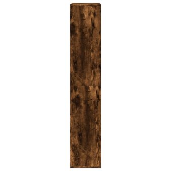 Kamerscherm 100x33x175 cm bewerkt hout gerookt eikenkleurig 5