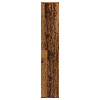 Kamerscherm 100x33x175 cm bewerkt hout oud houtkleurig 5