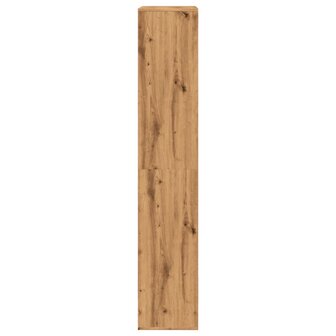 Kamerscherm 100x33x175 cm bewerkt hout artisanaal eikenkleur 5