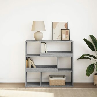 Boekenkast / kamerscherm 100x33x94,5 cm grijs sonoma eiken 1