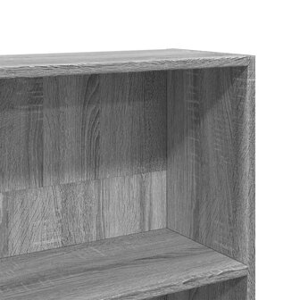 Boekenkast 80x24x143 cm bewerkt hout grijs sonoma eikenkleurig 7