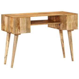 Bureau met lades 110x47x76 cm massief mangohout 5