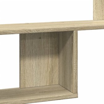 Wandschap 100x15x70 cm bewerkt hout sonoma eikenkleurig 7