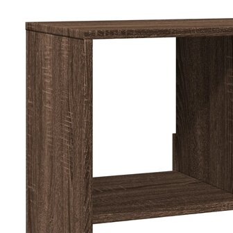 Boekenkast 100x33x187,5 cm bewerkt hout bruin eikenkleurig 7