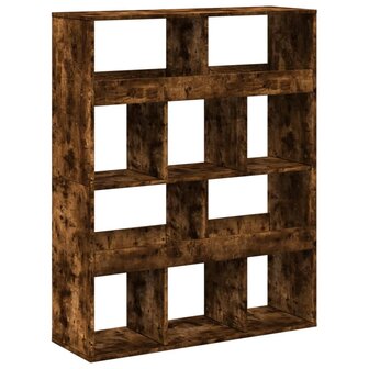 Boekenkast 100x33x125,5 cm bewerkt hout gerookt eikenkleurig 2