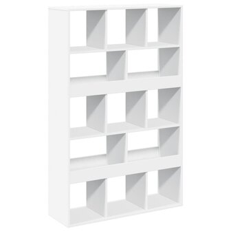 Boekenkast 100x33x156,5 cm bewerkt hout wit 6