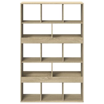 Boekenkast 100x33x156,5 cm bewerkt hout sonoma eikenkleurig 4