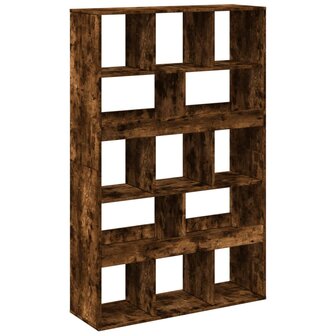 Boekenkast 100x33x156,5 cm bewerkt hout gerookt eikenkleurig 6