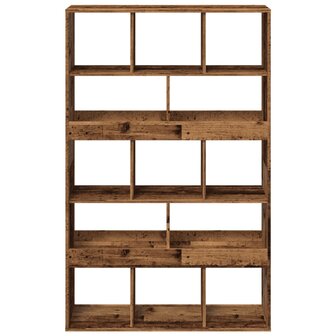 Boekenkast 100x33x156,5 cm bewerkt hout oud houtkleurig 4