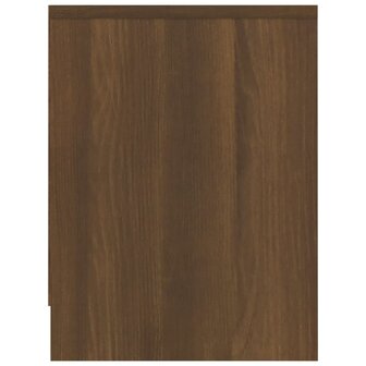 Nachtkastjes 2 st 40x30x40 cm bewerkt hout bruin eikenkleur 5