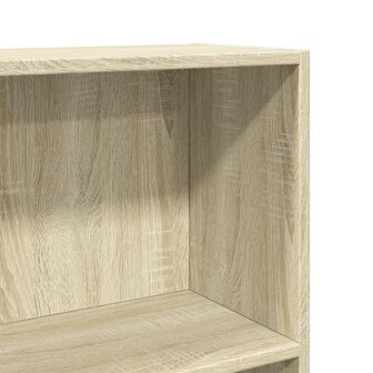 Boekenkast 60x24x109 cm bewerkt hout sonoma eikenkleurig 7