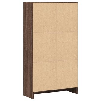 Boekenkast 60x24x109 cm bewerkt hout bruin eikenkleurig 6