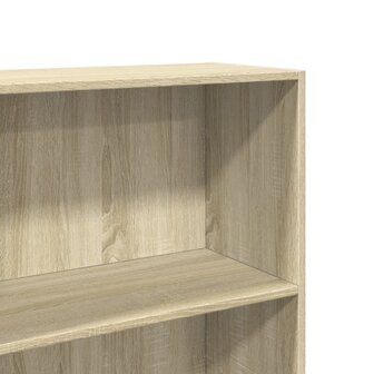 Boekenkast 60x30x152 cm bewerkt hout sonoma eikenkleurig 7