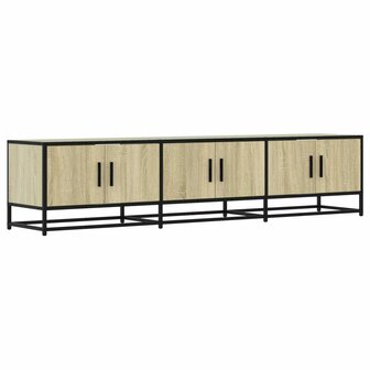 Tv-meubel 180x35x41 cm bewerkt hout sonoma eikenkleurig 2