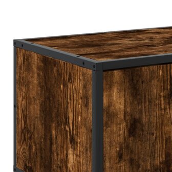 Tv-meubel 180x35x41 cm bewerkt hout gerookt eikenkleurig 8