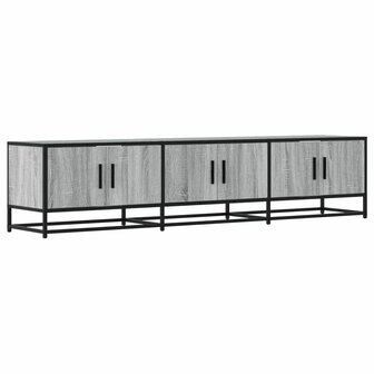 Tv-meubel 180x35x41 cm bewerkt hout grijs sonoma eikenkleurig 2