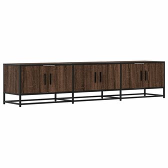 Tv-meubel 180x35x41 cm bewerkt hout bruin eikenkleurig 2