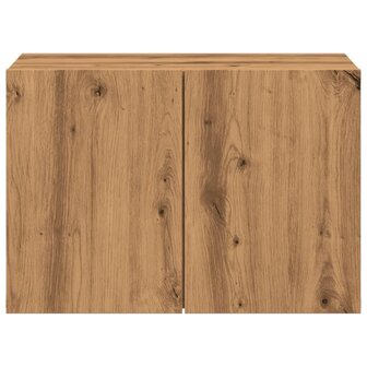 Tv-meubel wandgemonteerd 60x30x41 cm artisanaal eikenkleurig 5