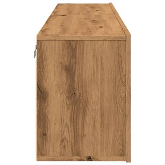 Tv-meubels 2 st wandgemonteerd 80x30x41cm artisanaal eikenkleur 6