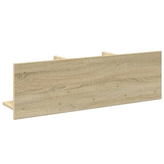 Wandkast 100x16,5x30 cm bewerkt hout sonoma eikenkleurig 6