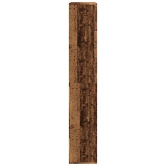 Boekenkast 100x33x187,5 cm bewerkt hout oud houtkleurig 5