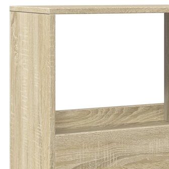 Boekenkast 100x33x155,5 cm bewerkt hout sonoma eikenkleurig 7