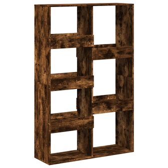 Boekenkast 100x33x155,5 cm bewerkt hout gerookt eikenkleurig 2