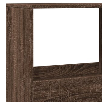 Boekenkast 100x33x155,5 cm bewerkt hout bruin eikenkleurig 7