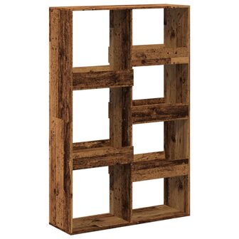 Boekenkast 100x33x155,5 cm bewerkt hout oud houtkleurig 6