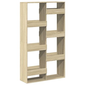 Boekenkast 100x33x175 cm bewerkt hout sonoma eikenkleurig 2