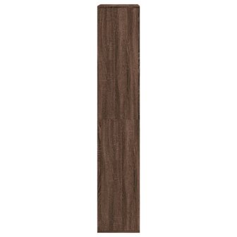 Boekenkast 100x33x175 cm bewerkt hout bruin eikenkleurig 5