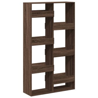 Boekenkast 100x33x175 cm bewerkt hout bruin eikenkleurig 6