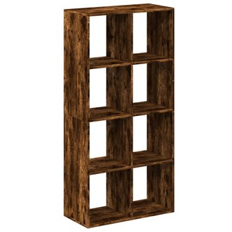 Kamerscherm / boekenkast 69,5x29x137,5 cm hout gerookt eiken 2