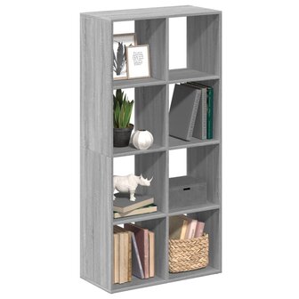 Kamerscherm / boekenkast 69,5x29x137,5 cm hout grijs sonoma eik 1