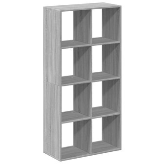 Kamerscherm / boekenkast 69,5x29x137,5 cm hout grijs sonoma eik 2