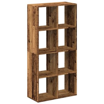 Kamerscherm / boekenkast 69,5x29x137,5 cm hout oud houtkleur 2