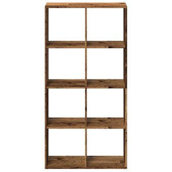 Kamerscherm / boekenkast 69,5x29x137,5 cm hout oud houtkleur 5