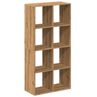 Kamerscherm / boekenkast 69,5x29x137,5 cm hout artisanaal eiken 2