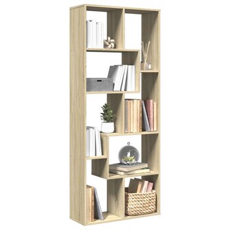 Kamerscherm / boekenkast 67x25x161,5 cm hout sonoma eikenkleur 1