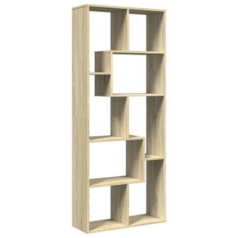 Kamerscherm / boekenkast 67x25x161,5 cm hout sonoma eikenkleur 7